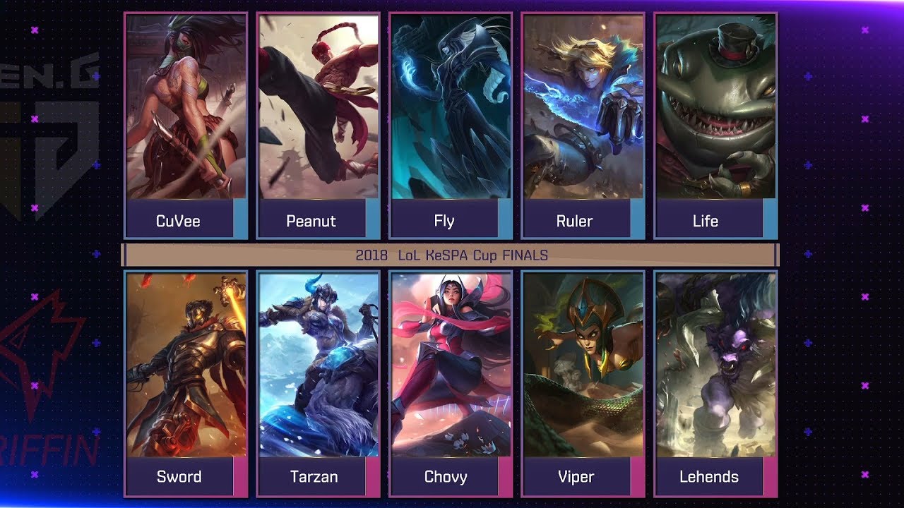 [2018 LoL KeSPA Cup] Gen.G vs GRIFFIN - FINALS Game 2