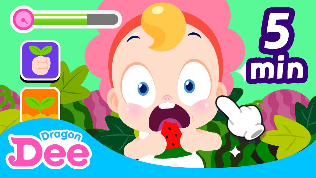 🌱Swallowing a Fruit Seed?!🌱 Game and Songs｜ Baby Bella is Curious｜Dragon Dee Kids Nursery Rhymes