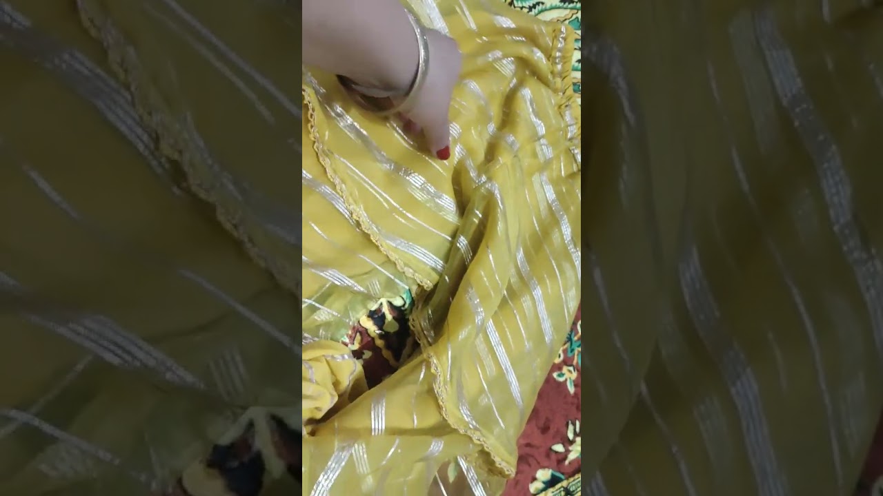 #trending #fashion#beautiful#yellow dress 👗# haldi function by Khushi boutique sadulshahar ❤️❤️🧵🧵