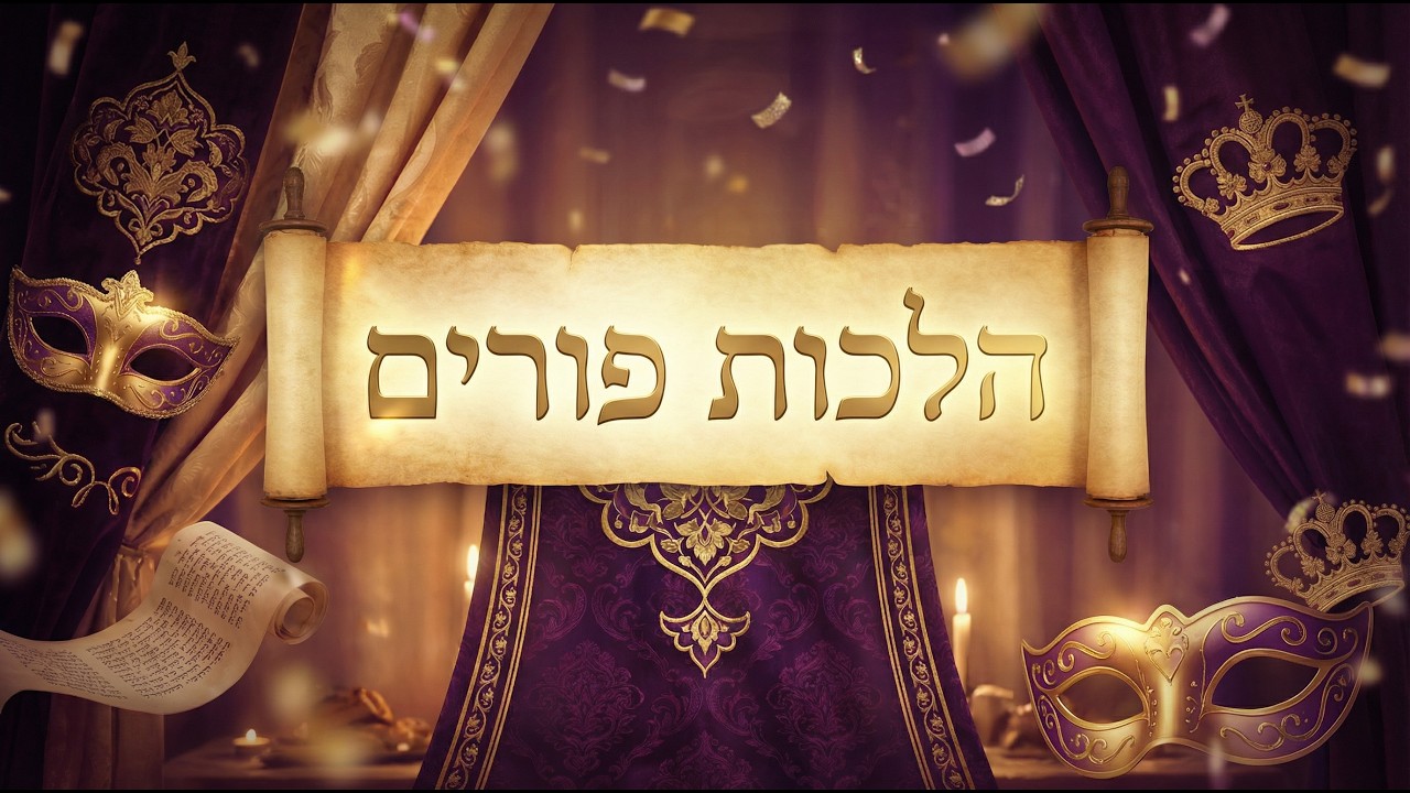 הלכות פורים | הרב שמואל אידלמן