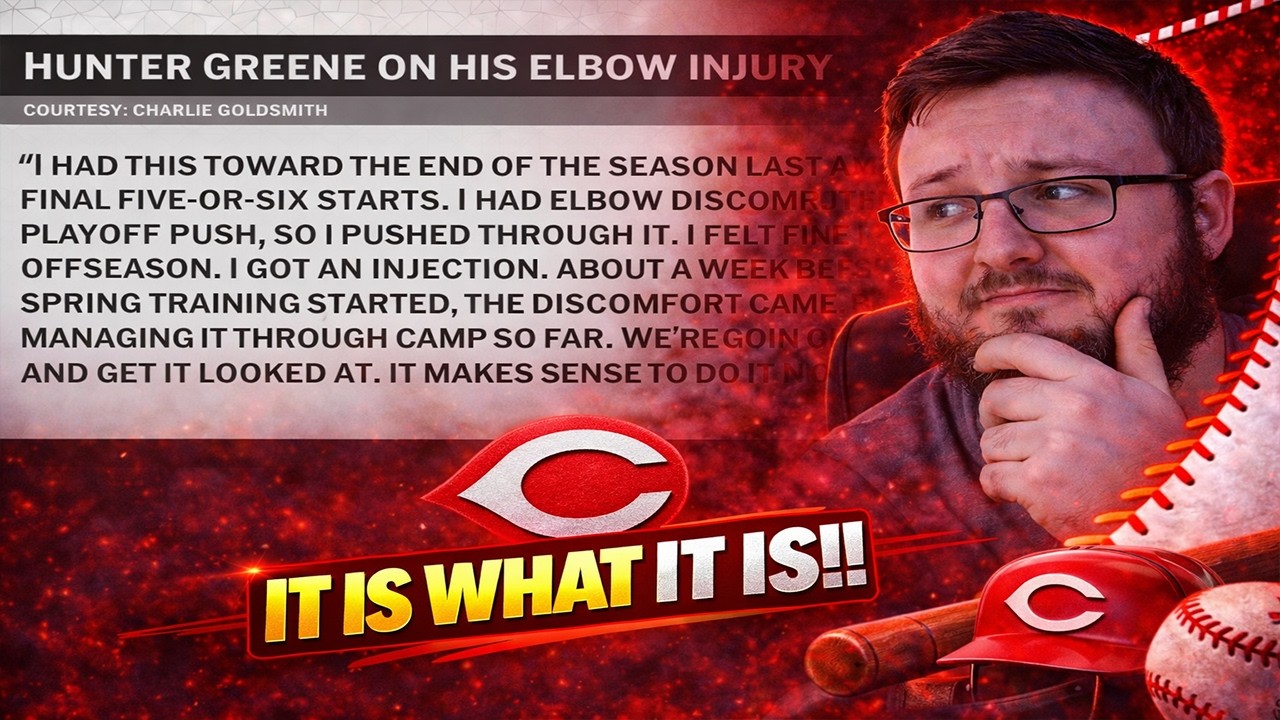 CINCINNATI REDS FAN REACTS TO HUNTER GREEN'S INJURY STATEMENT!| SPRING TRAINING RECAP!| HUGE MISTAKE