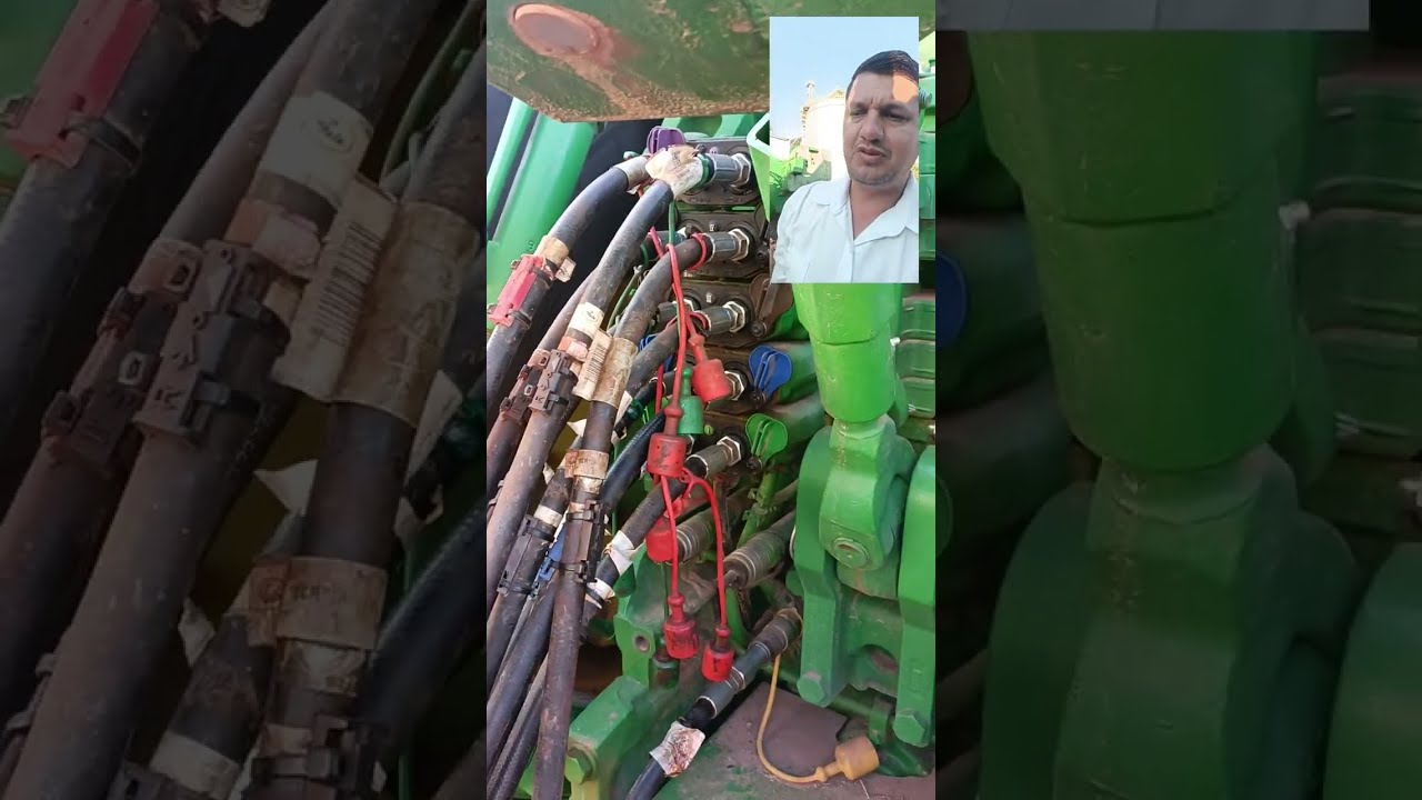 Ligação das Mangueiras nas VCs, Plantadeira DB50  Trator 8370J.