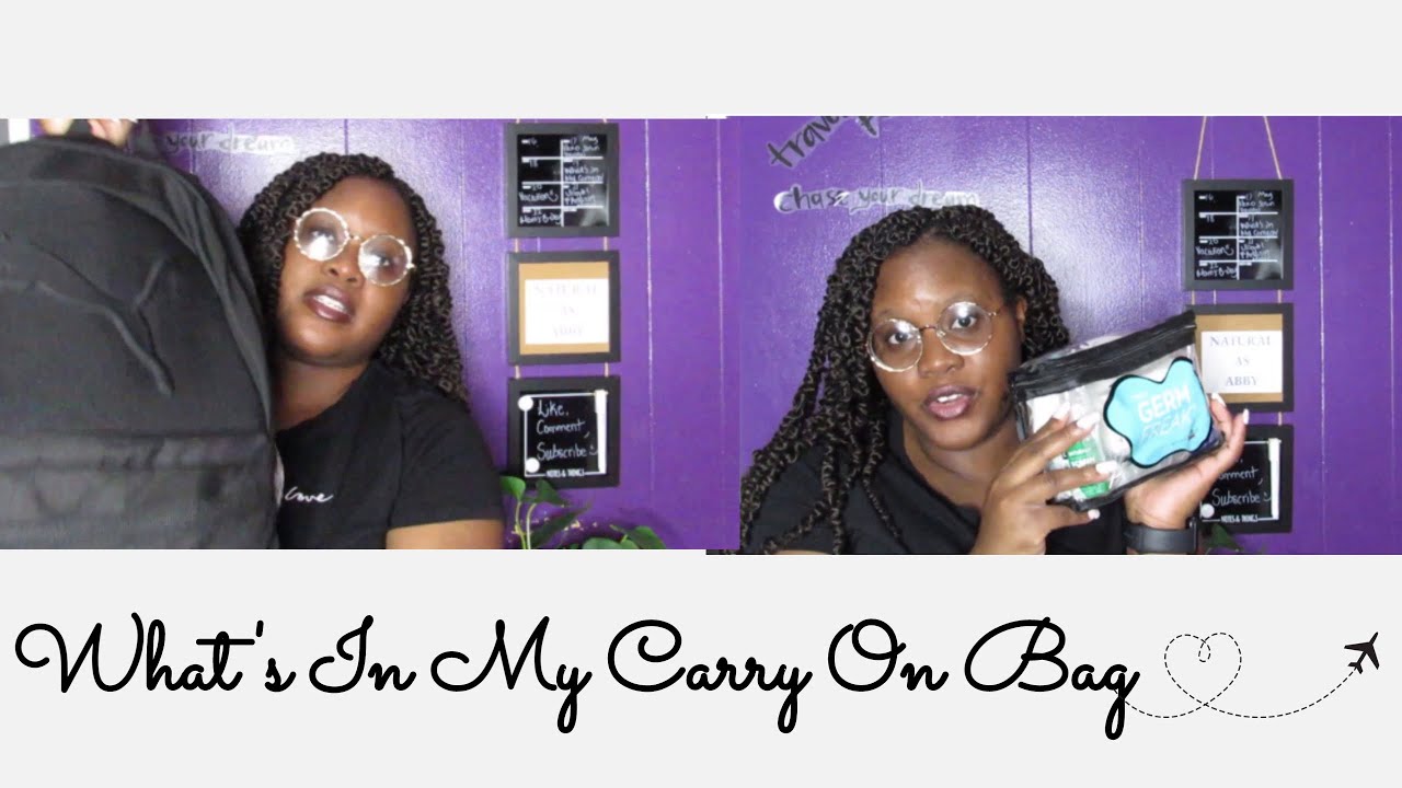 What's In My Carry On 2021| Travel Essentials during COVID