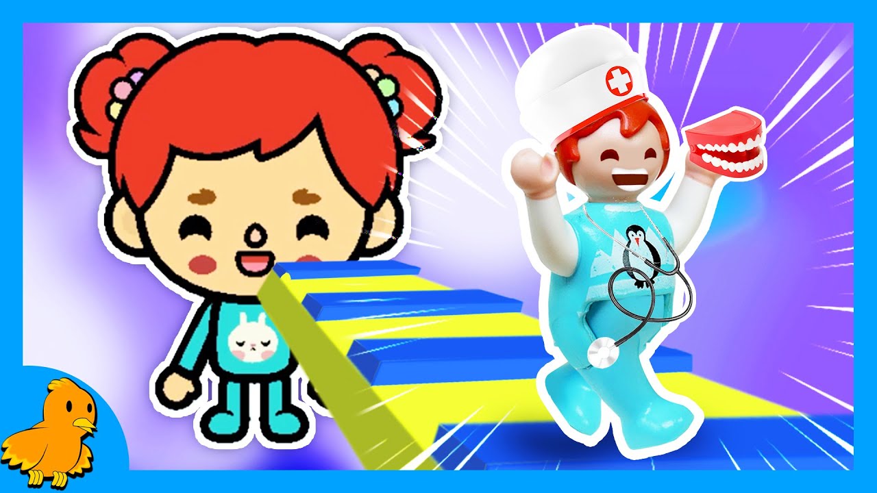 Playmobil Familie Vogel: Emma muss aus Toca Boca entkommen! Und weitere Spiele mit Emma | Roblox