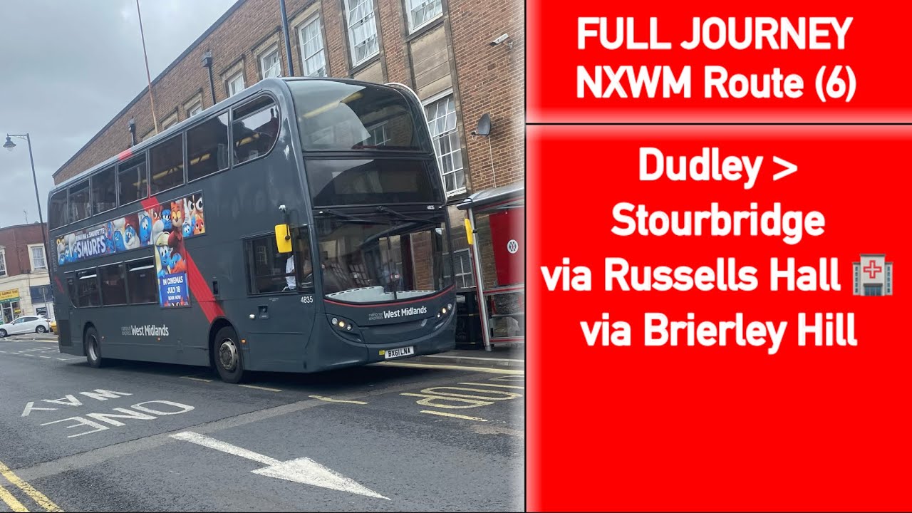 FULL JOURNEY | National Express West Midlands Route (6,PN) Dudley E.C - Stourbridge