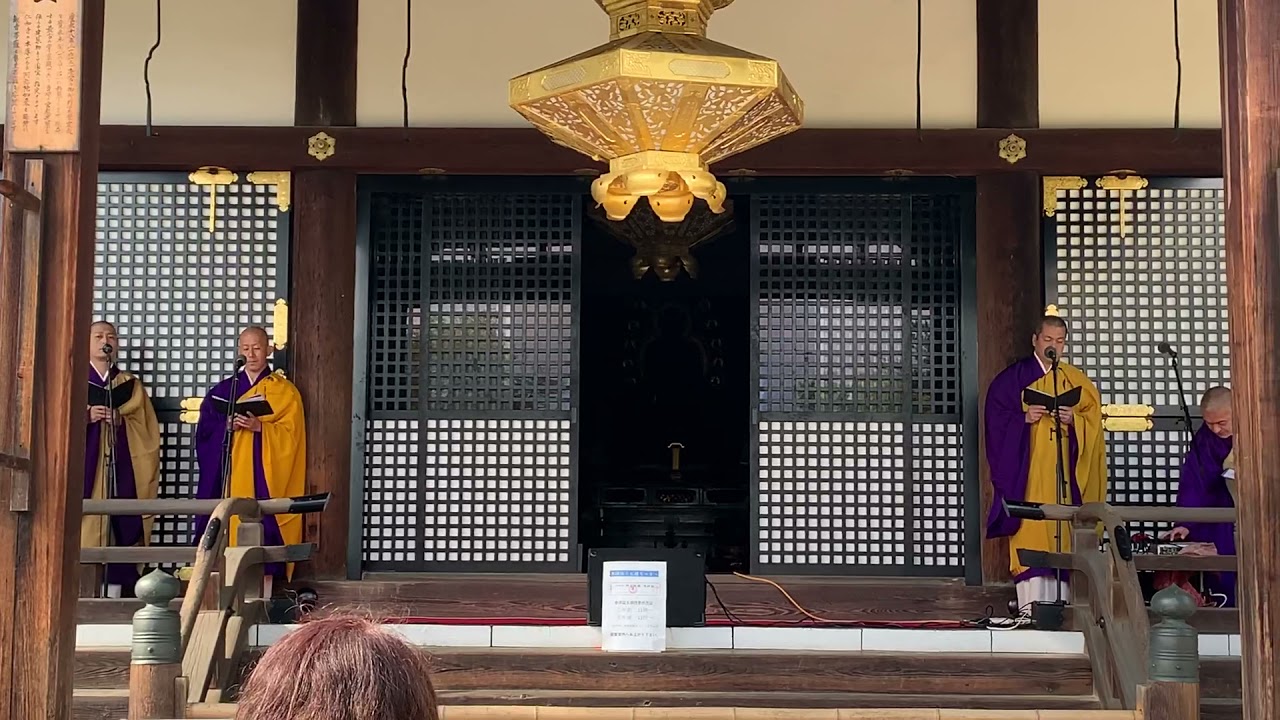 仁和寺 桜まつり3  「相互供養和讃 三部合唱」（Vl.もつけてくださってます）