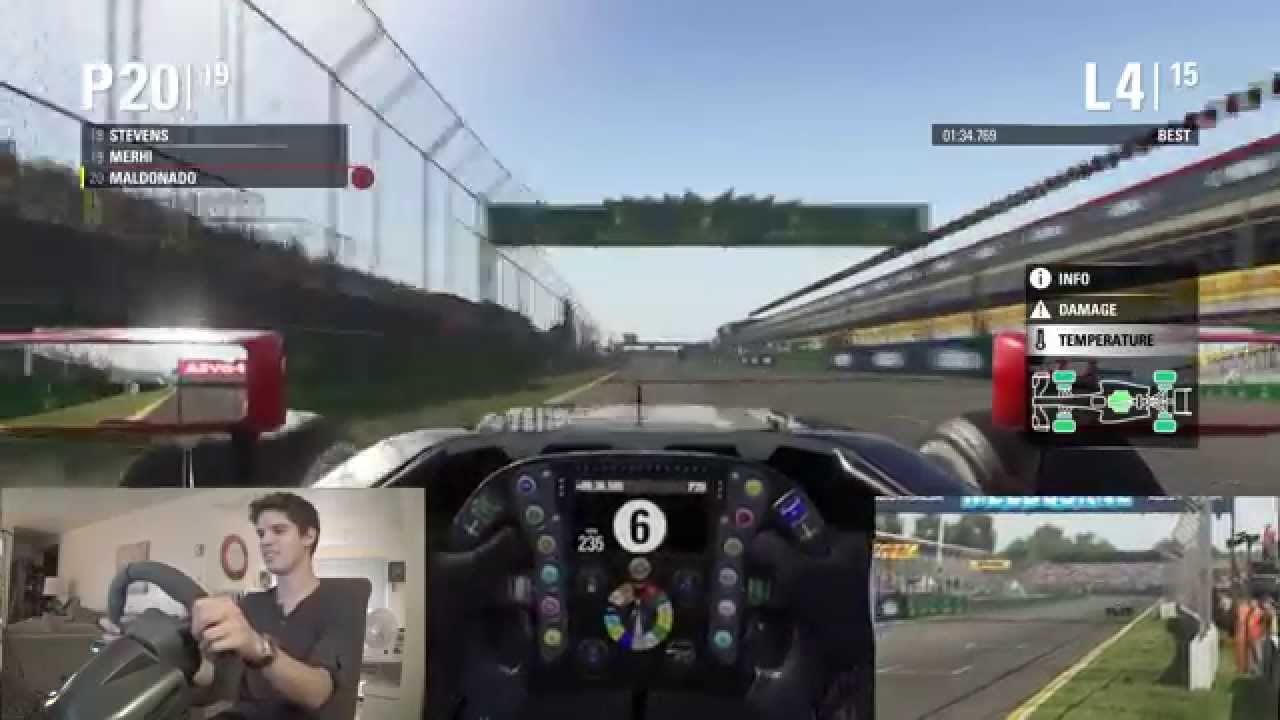 Let's Play: F1 2015 - Round 01 - Australia (Albert Park, Melbourne)