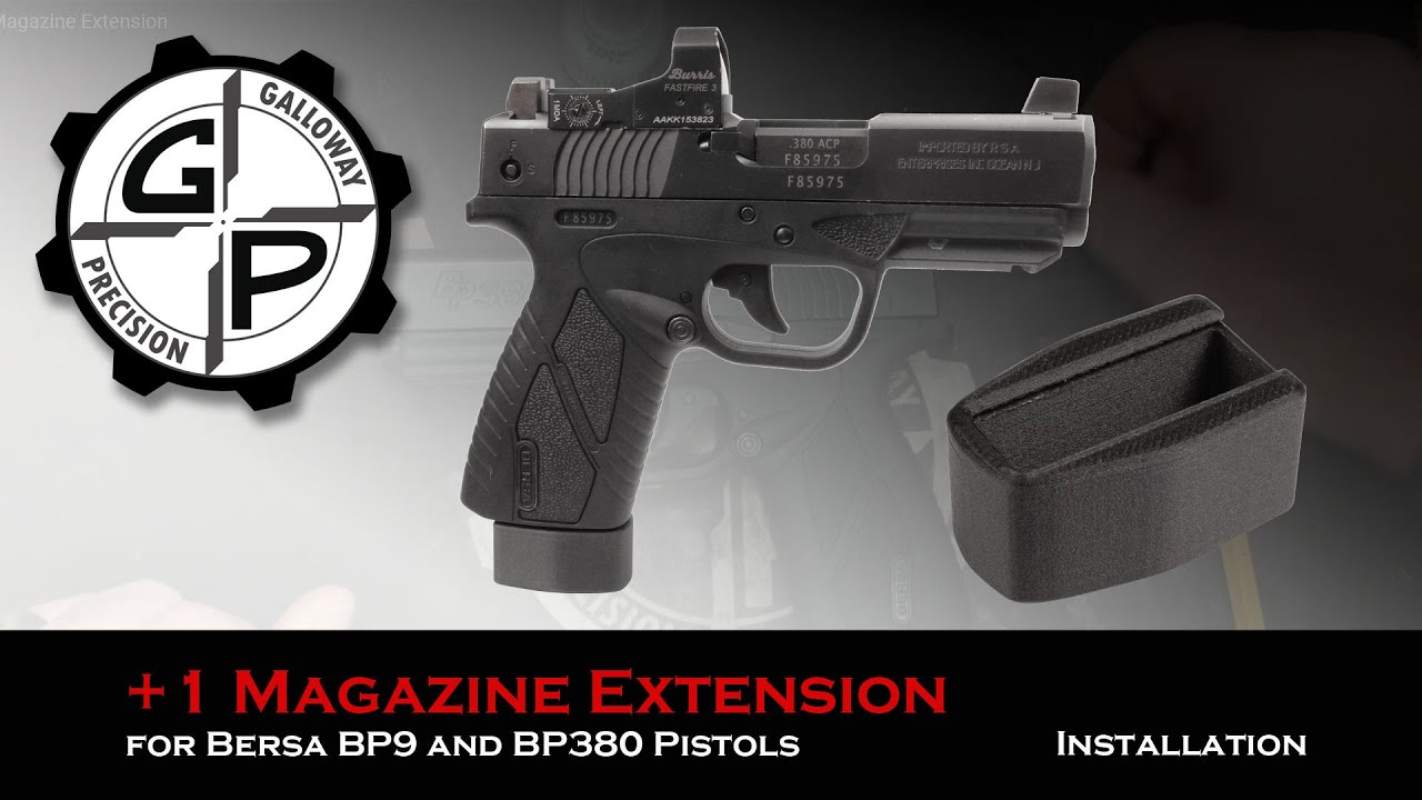 Bersa BP9/BP380cc +1 Magazine Extension