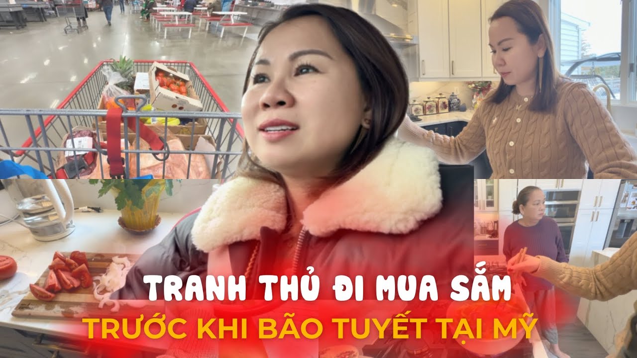 Tranh Thủ Đi Mua Sắm Trước Bão Tuyết, Không Khí Mua Sắm Tại Chợ Sỉ Lớn Nhất Mỹ | Đến Mỹ Cùng Mai