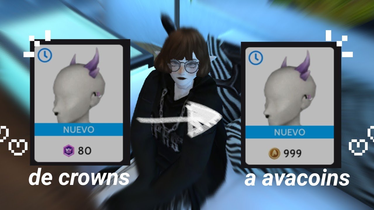 cómo comprar artículos de CROWNS con AVACOINS/cómo regalar lotes/AVAKINLIFE2022