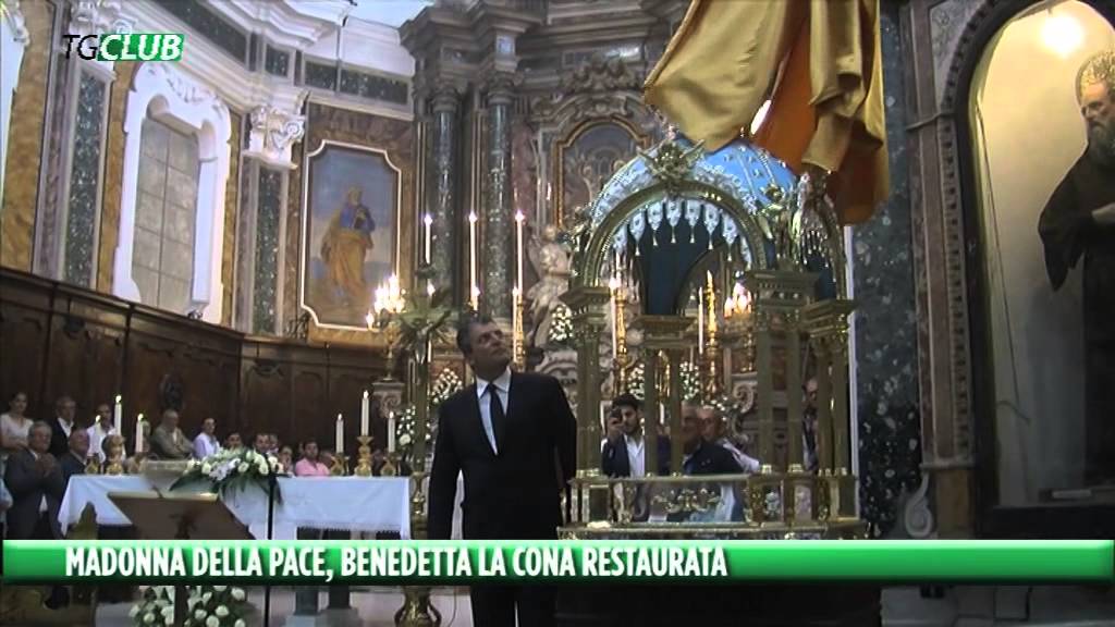 Madonna della Pace, benedetta la cona restaurata
