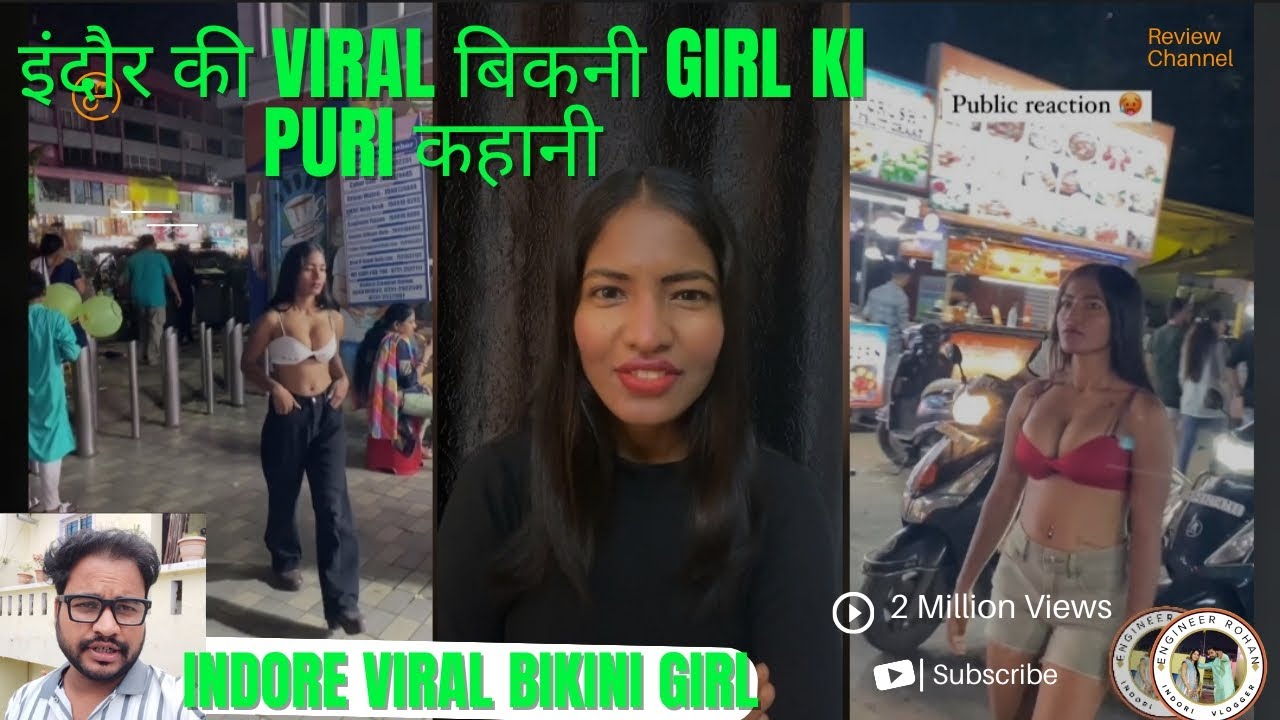 Indore Viral Bikini Girl Full Story & Video | Public Reaction on Bikini Girl indore Full Viral Video