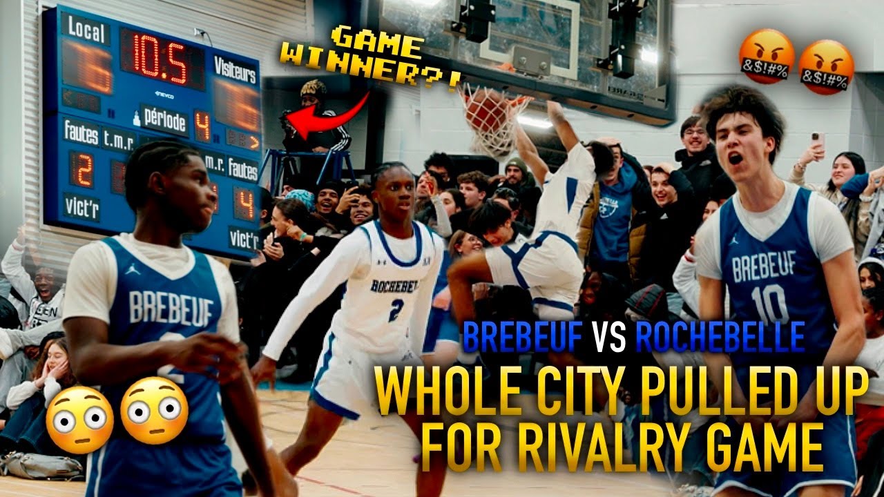 GAME OF THE YEAR!! Rochebelle vs Brebeuf QC RIVALRY**