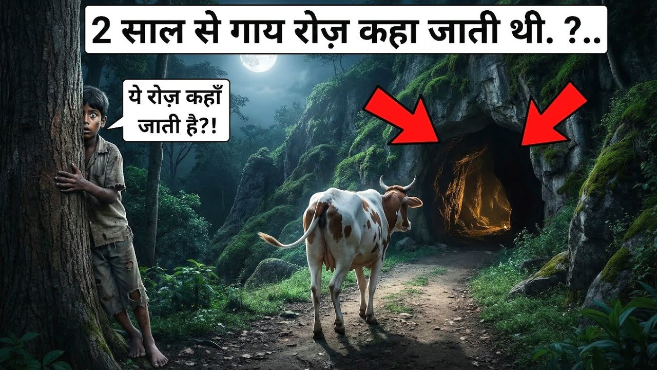 2 साल से गरीब लड़के की गाय रोज़ रात एक जगह जाती थी... एक दिन पीछा किया तो जो मिला होश उड़ गए😱