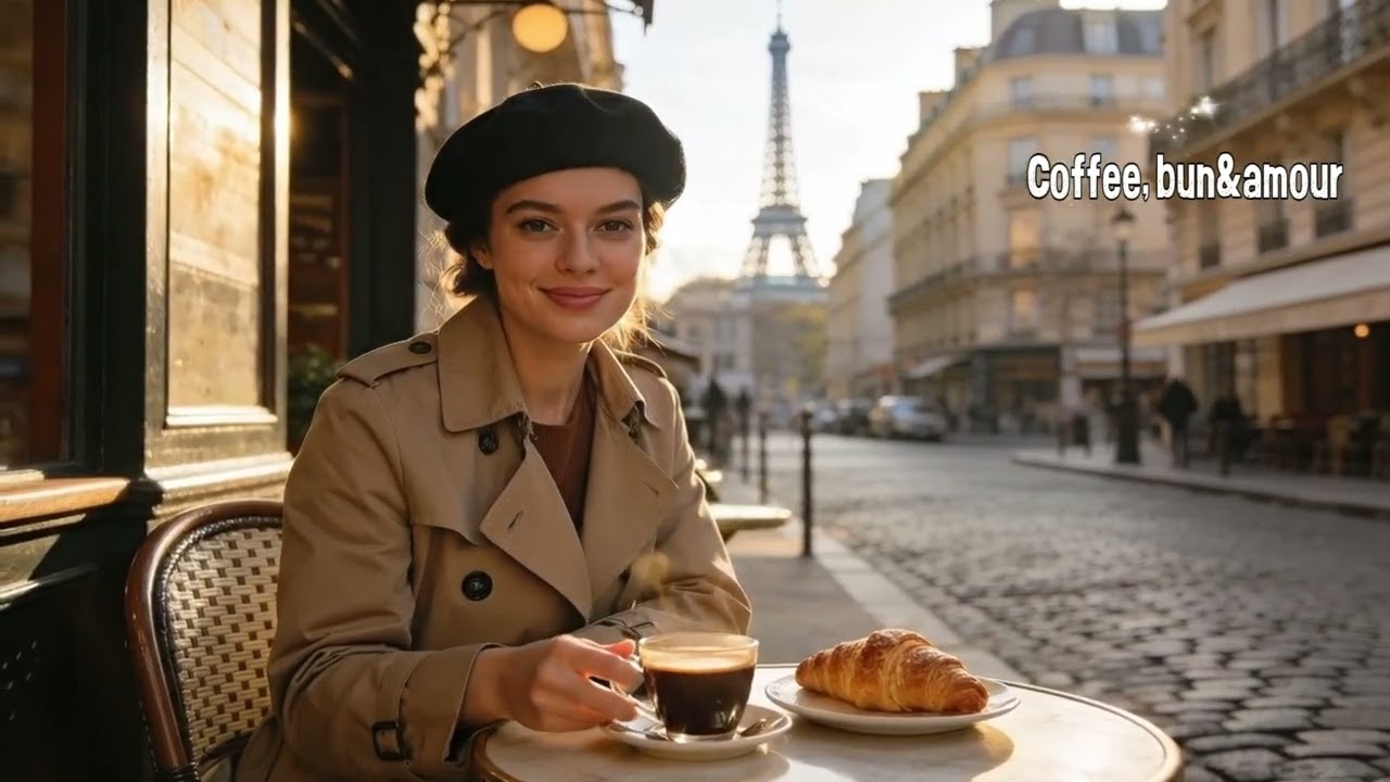 Parisian Café Moods — Smooth French Jazz & Romantic Tunes for a Cozy Morning ☕️🎷