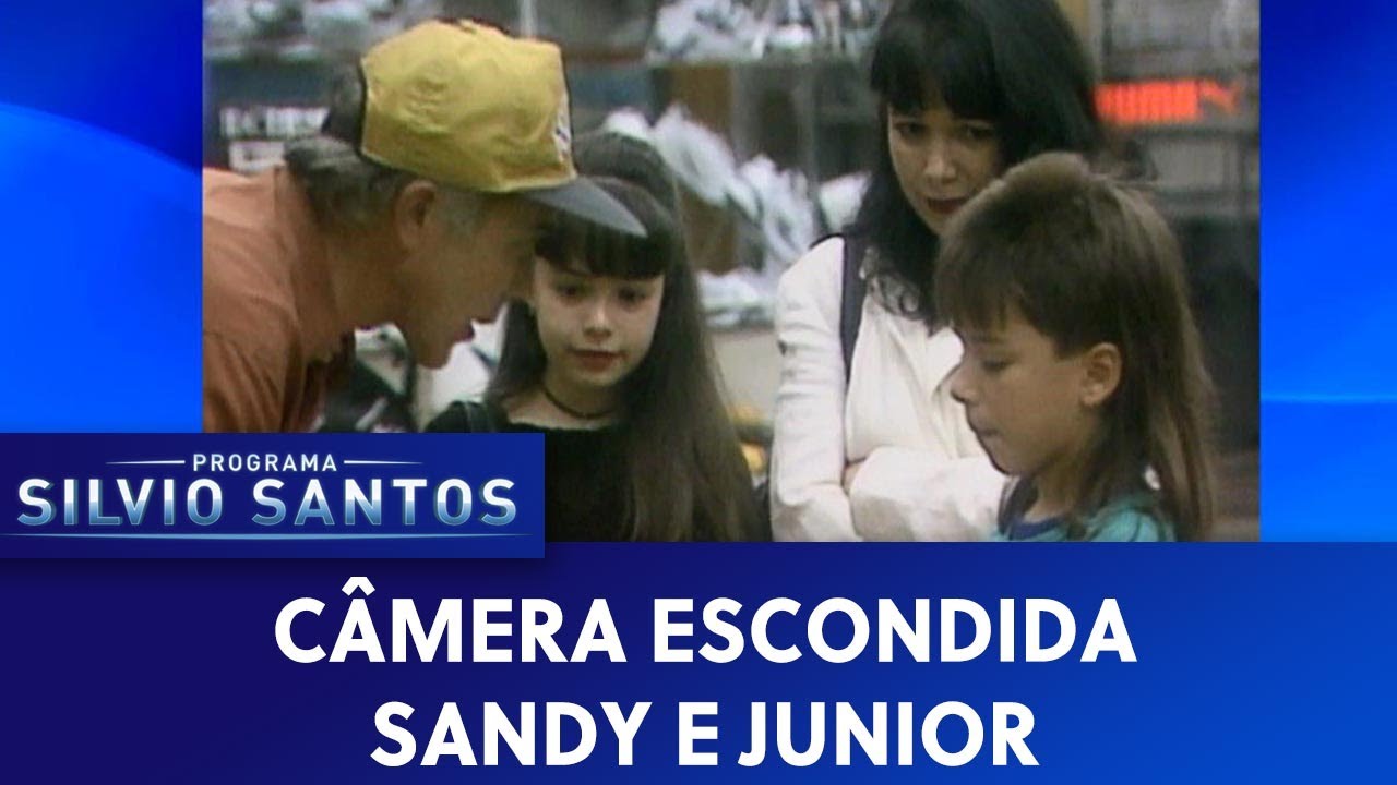 Câmera com artista - Sandy & Junior 1993 | Câmeras Escondidas