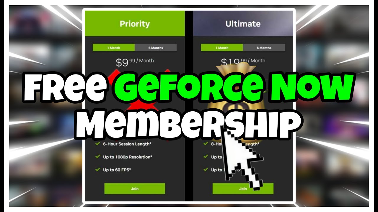 How To Get GEFORCE NOW Membership For FREE! (PRIORITY/ULTIMATE)