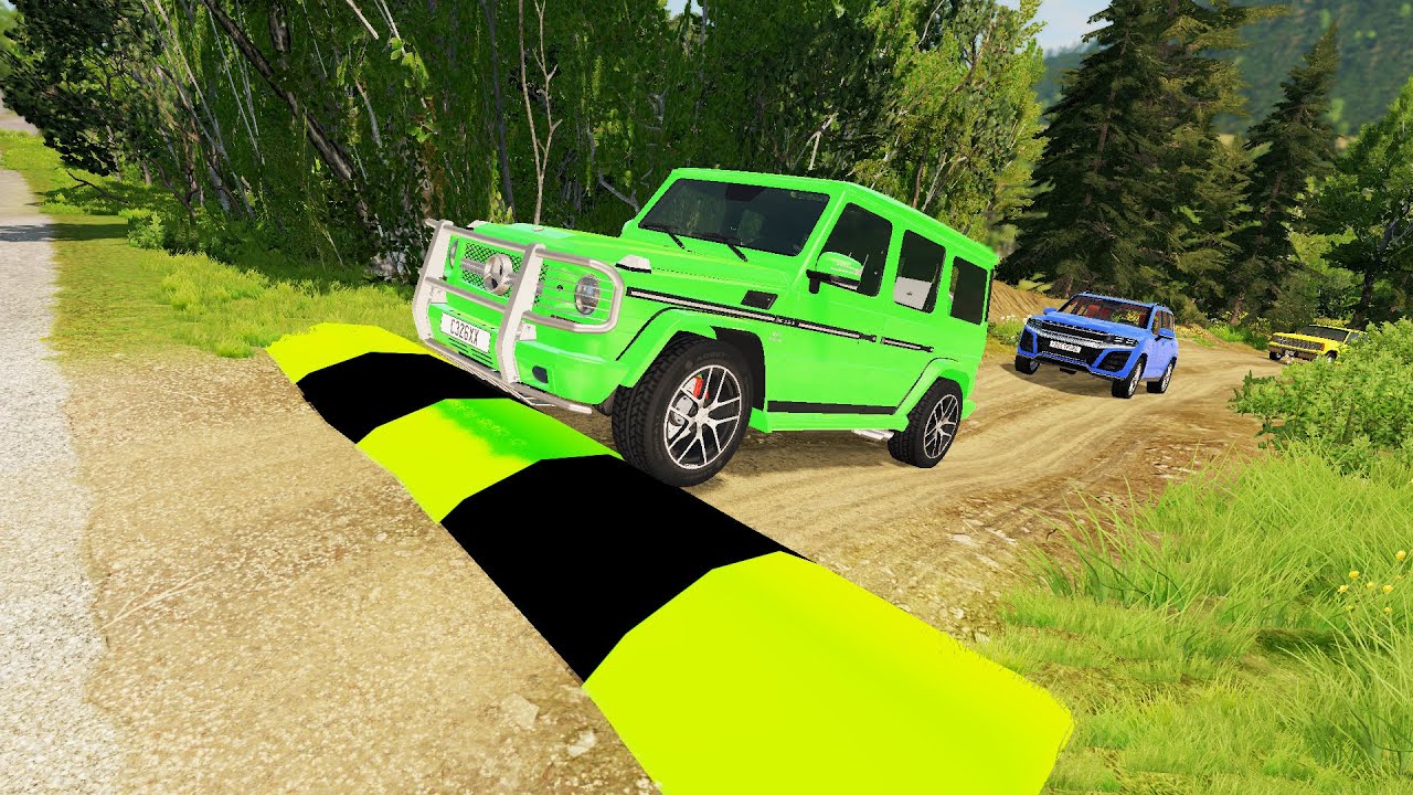 Cars vs Speed Bump  #001