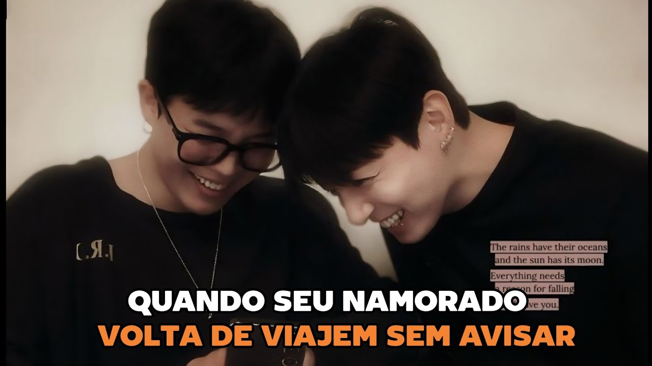 LIGAÇÃO JIKOOK- Quando seu namorado chega de viagem sem avisar 