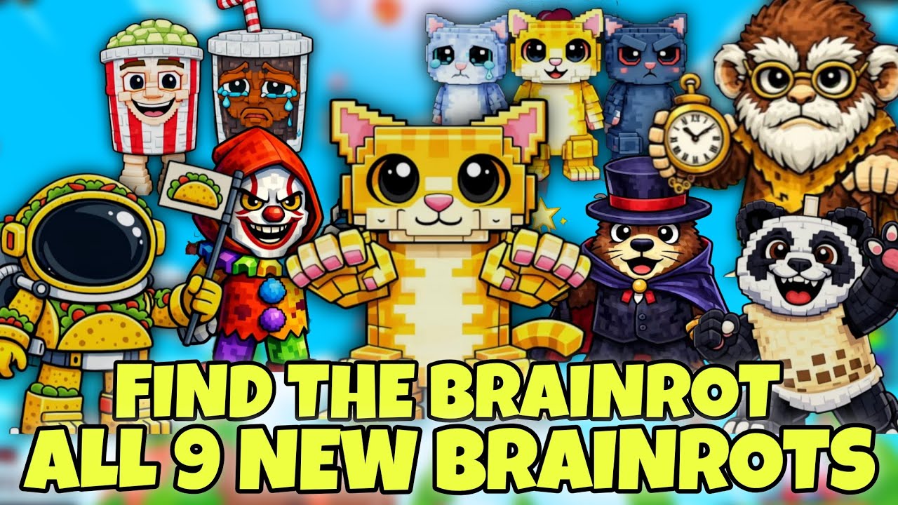 How To Get All 9 NEW BRAINROTS in Find the Brainrot 370 | Roblox