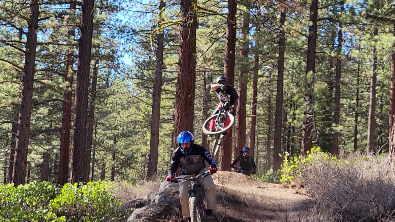 Jackass mtb trail with the crew.  stalker alert at the end....