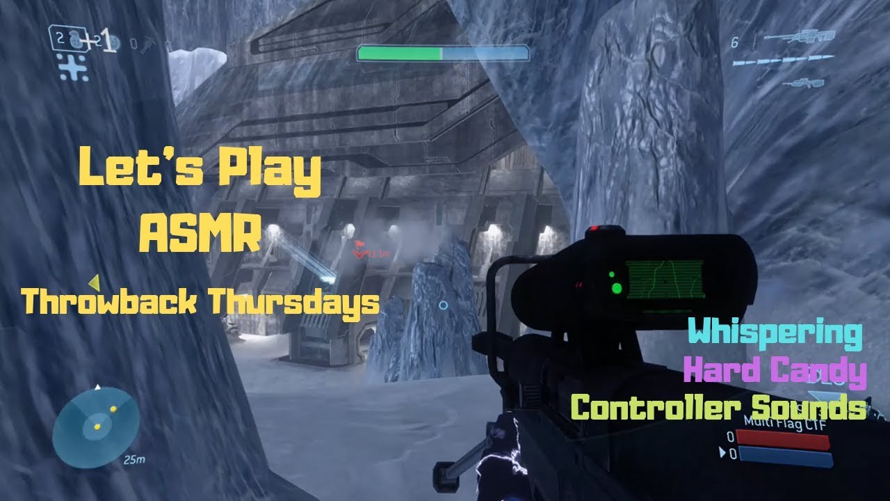 ASMR Gaming: Throwback Thursdays Ep 2 - Halo 3 on MCC - Eating Hard Candy, Whisper, Controller