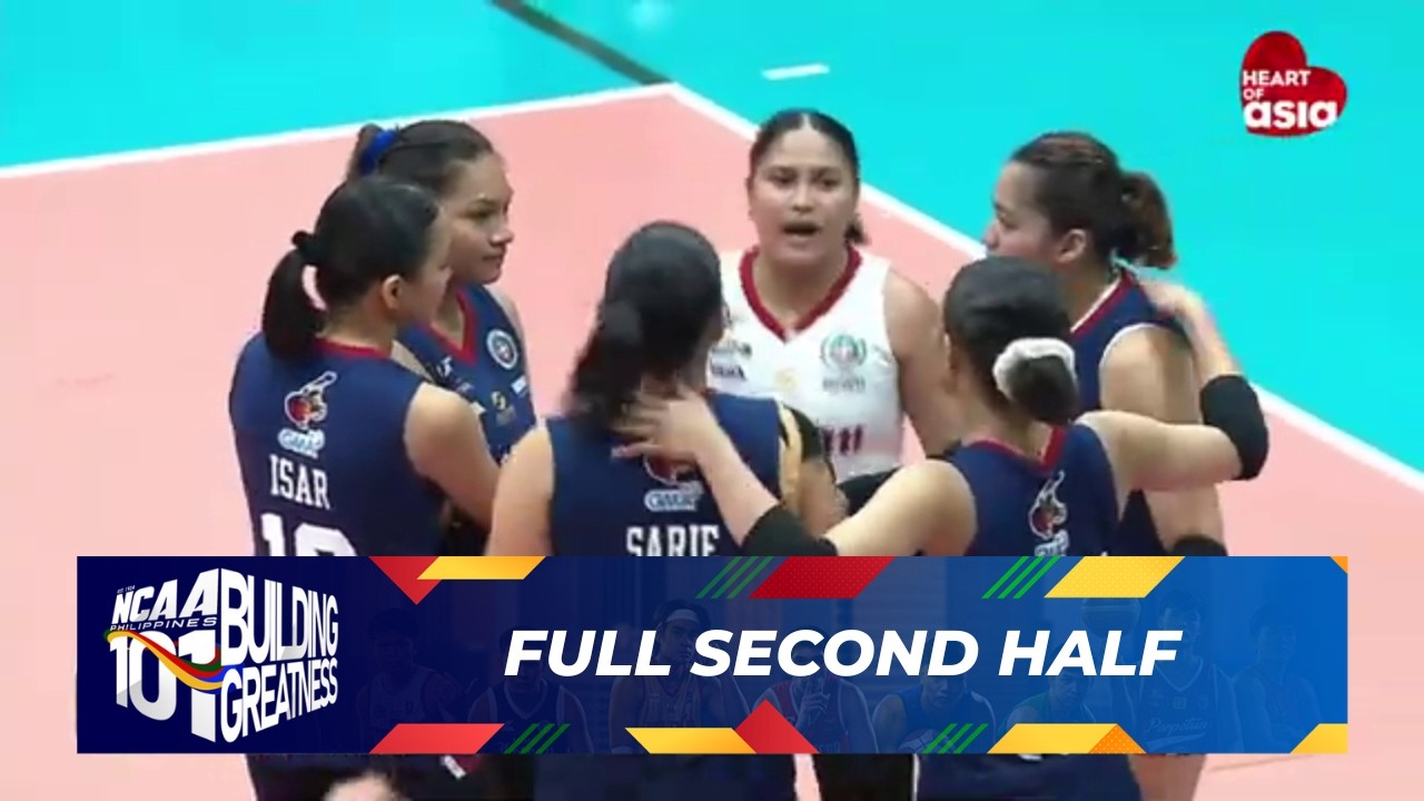 FULL SECOND HALF - JRU Lady Bombers vs Letran Lady Knights | NCAA Season 101