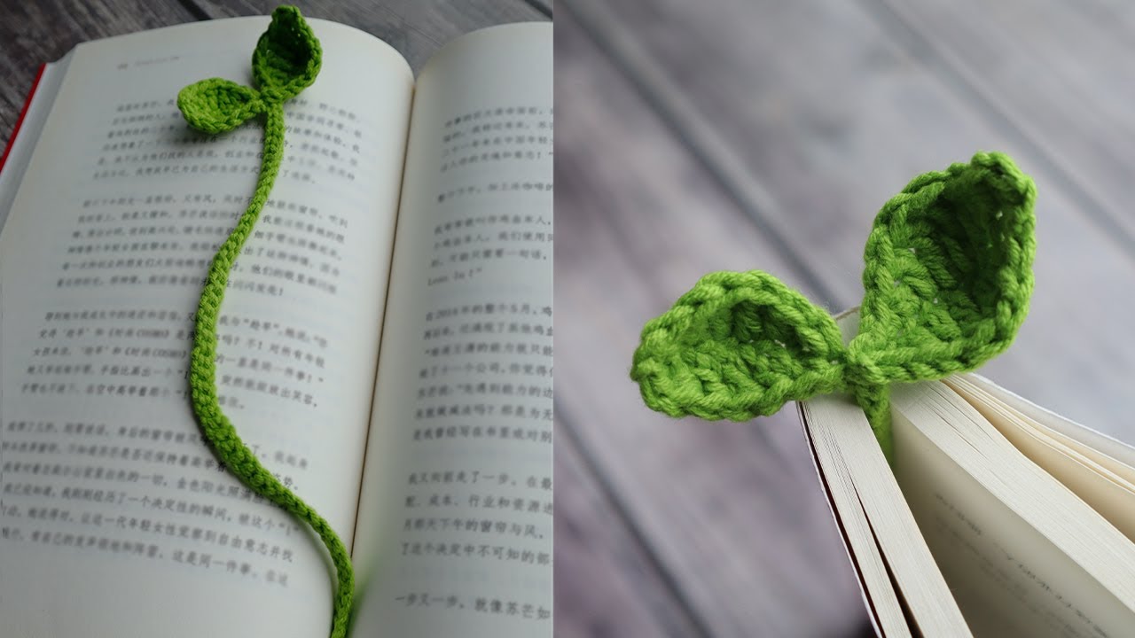 钩针小物｜树叶书签｜是春天的味道｜Spring Is Coming