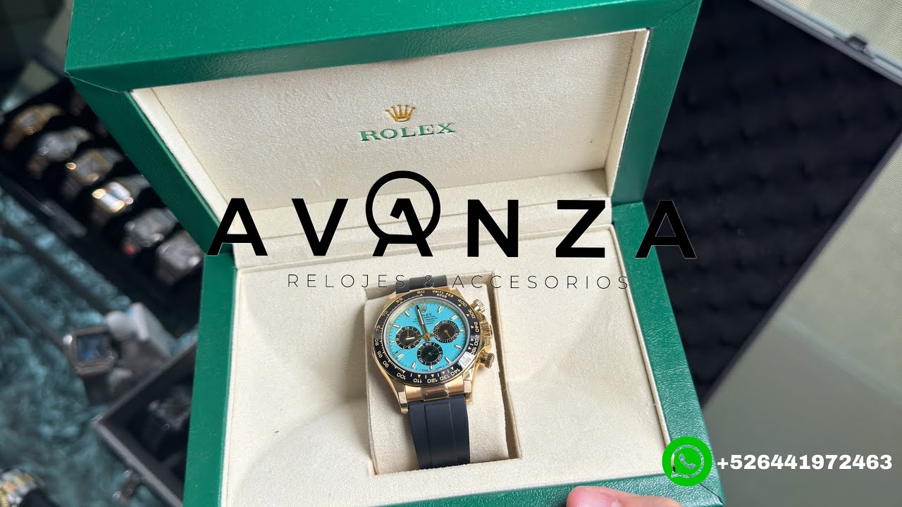 Unboxing Rolex Daytona Tiffany calidad Suizo.