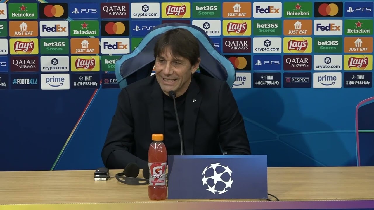 Champions League, la CONFERENZA di Conte in vista di Napoli-Chelsea 🎙️