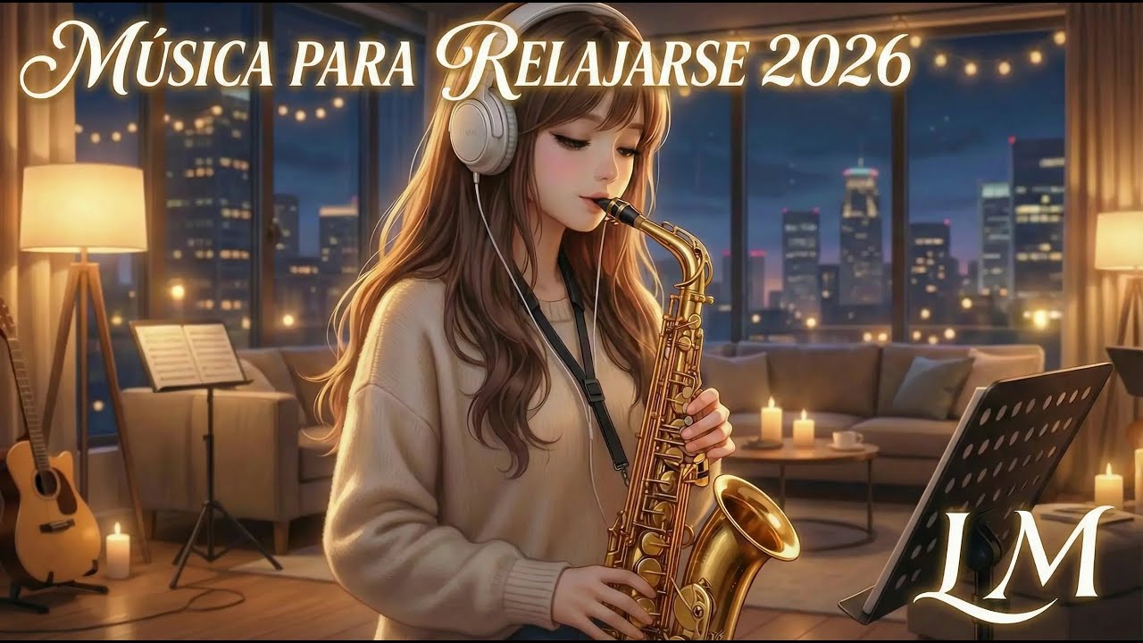 SAXOFÓN RELAJANTE 🎷Música para Dormir Profundamente 2026 Relaxing Saxophone 🎷 Deep Sleep Music 2026
