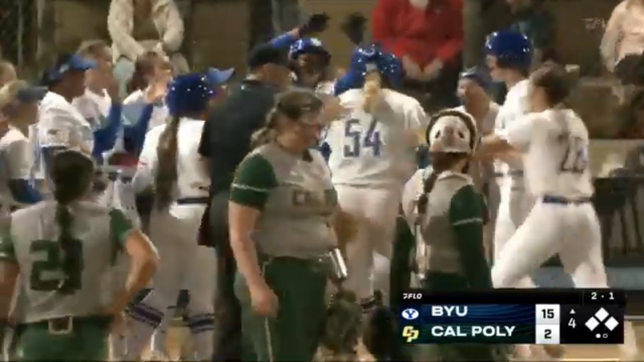 BYU vs Cal Poly Softball Highlights