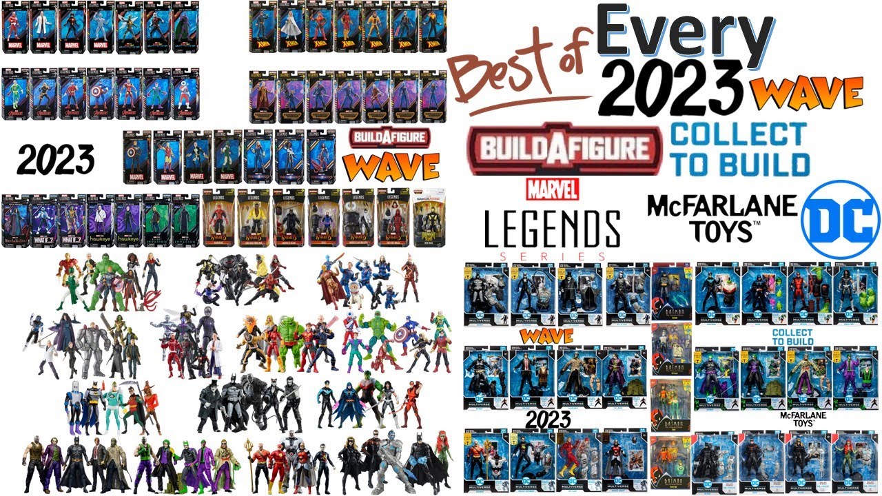 Every 2023 BAF Wave - Marvel Legends & DC Multiverse McFarlane Toys - plus Top 10 list