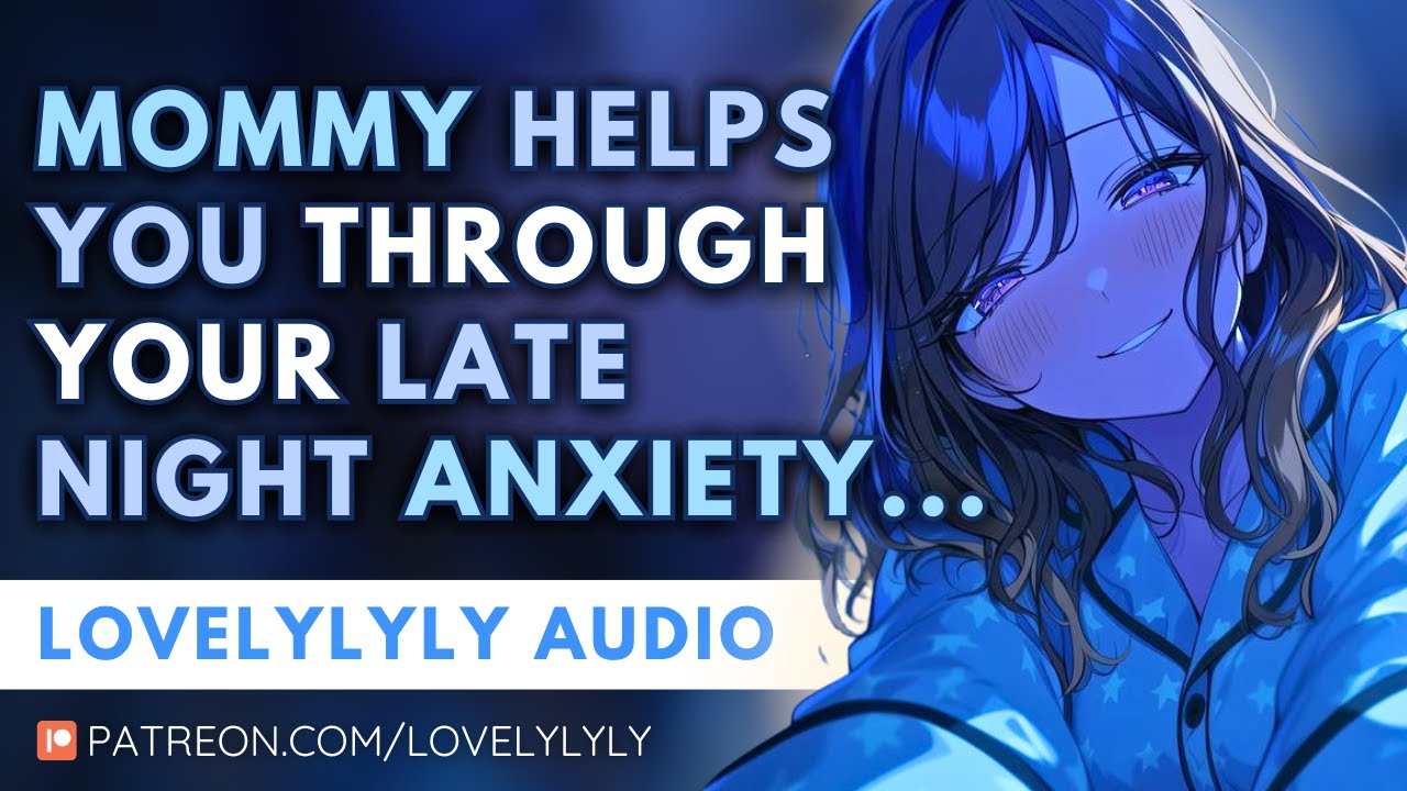 ASMR - Mommy Calms Your Late Night Anxiety 💙 F4A | Comfort | Gentle Rain | Anxiety Sleep AID
