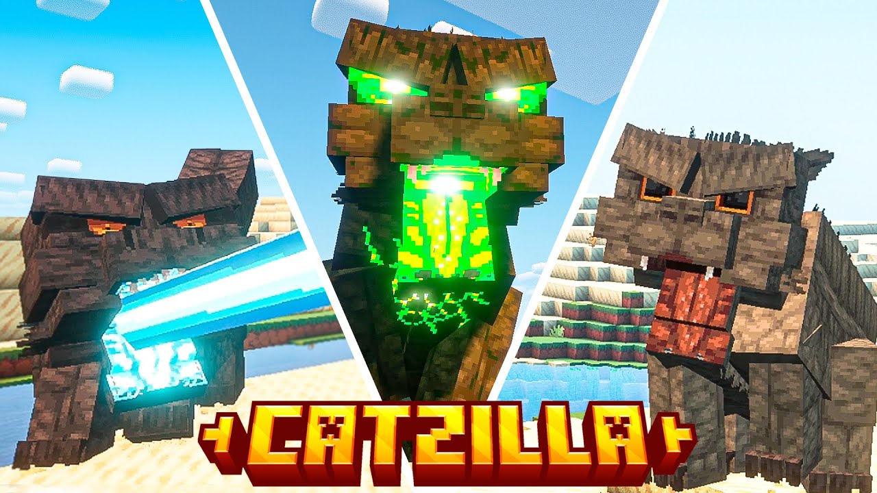 ☢️GODZILLA is a CAT☢️ - CATZILLA Full Showcase