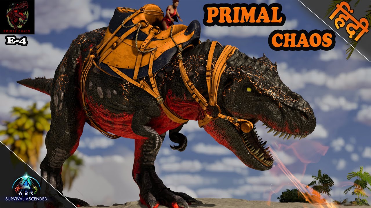 I Tame Volcanic Rex Primal Chaos On Astraeos [ HINDI ] ARK Survival Ascended [ E4 ]