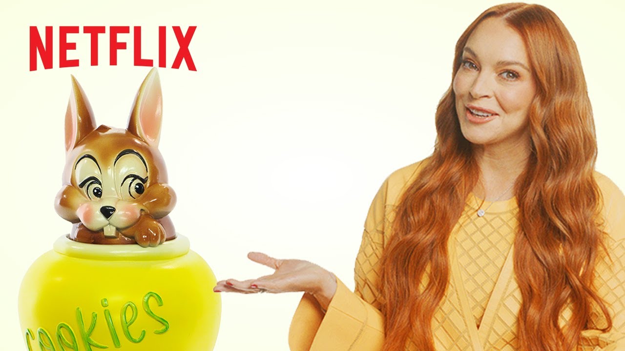Lindsay Lohan Answers to a Nosy Cookie Jar | Falling for Christmas | Netflix