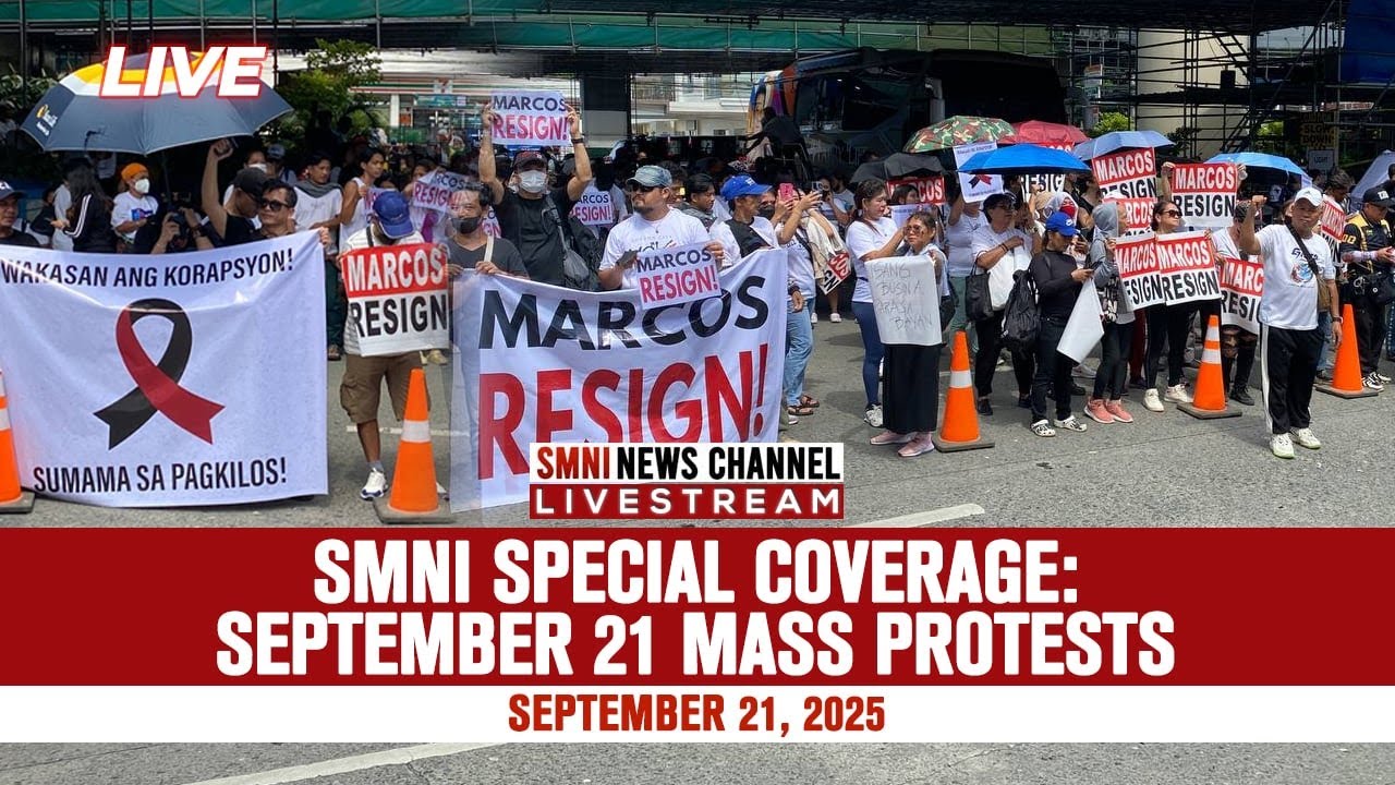 LIVE: SMNI Special Coverage: September 21 Mass Protests | September 21, 2025