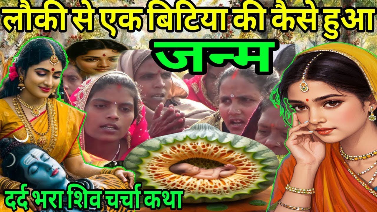 लौकी से एक बिटिया की कैसे हुआ जन्म | दर्द भरा शिव चर्चा कथा | Shiv Charcha Katha Official 