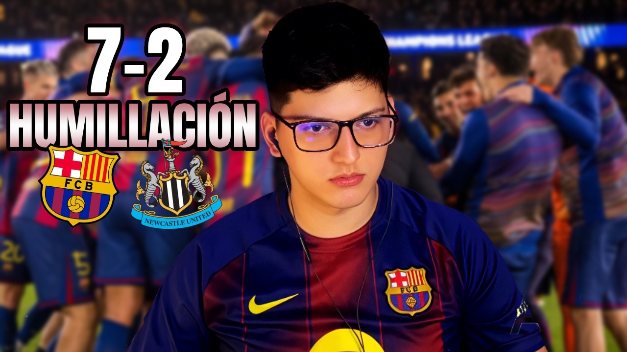 HUMILLACIÓN TOTAL 😳 BARCELONA DESTROZA AL NEWCASTLE | REACCIÓN