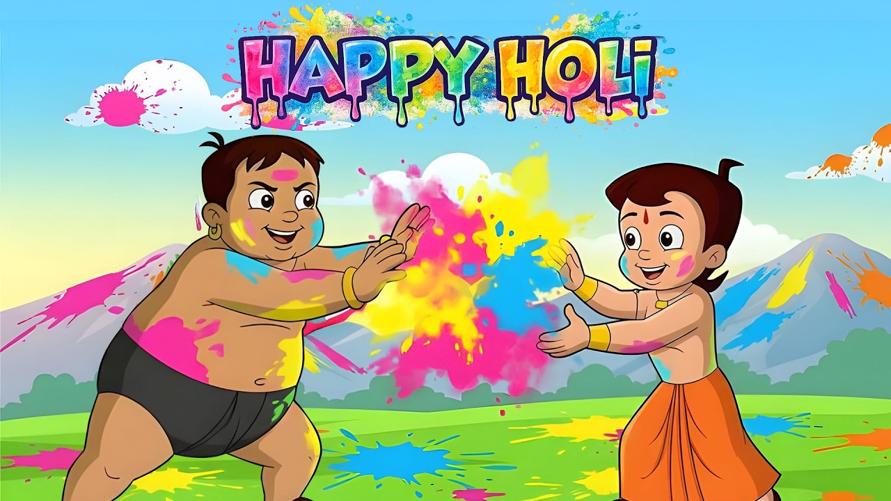 Kalia Ustaad - Kalia Ki Rangon Wali Holi 😆| Cartoon for Kids in HiIndi | Funny Videos for Kids