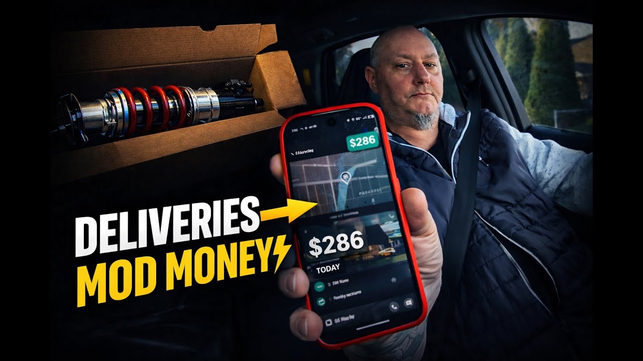 DELIVERIES → MOD MONEY | Turning Gig Work Into Car Parts (Part 1)