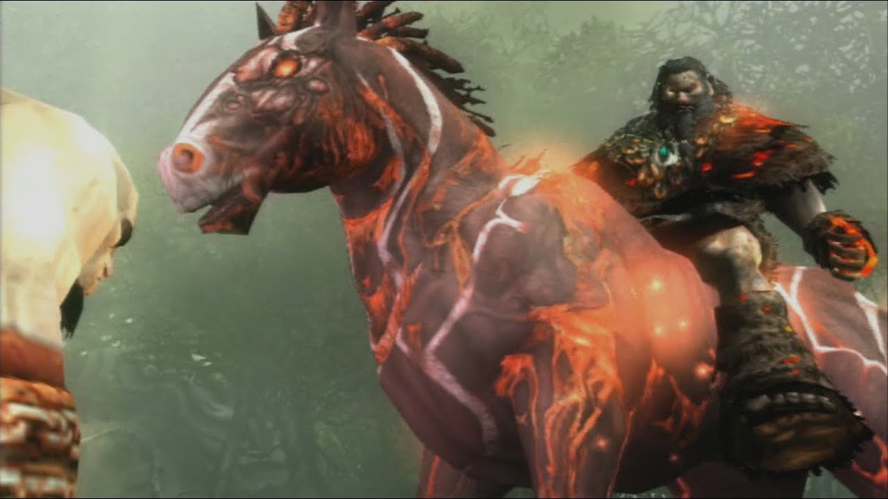 GOD OF WAR 2 TITAN MODE 19 WALKTHROUGH 100% - ALRIK IL RE DEI BARBARI