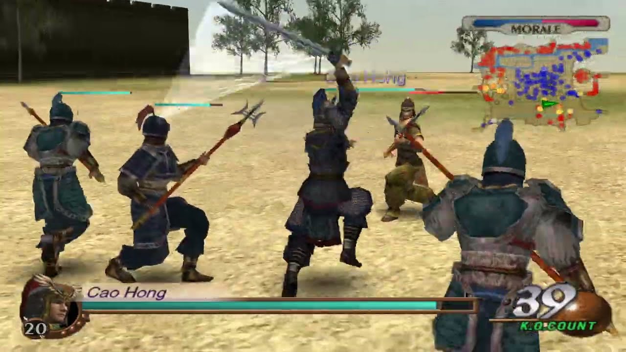 Dynasty Warriors 3 - Generic Officer Cao Hong Musou | Part 1
