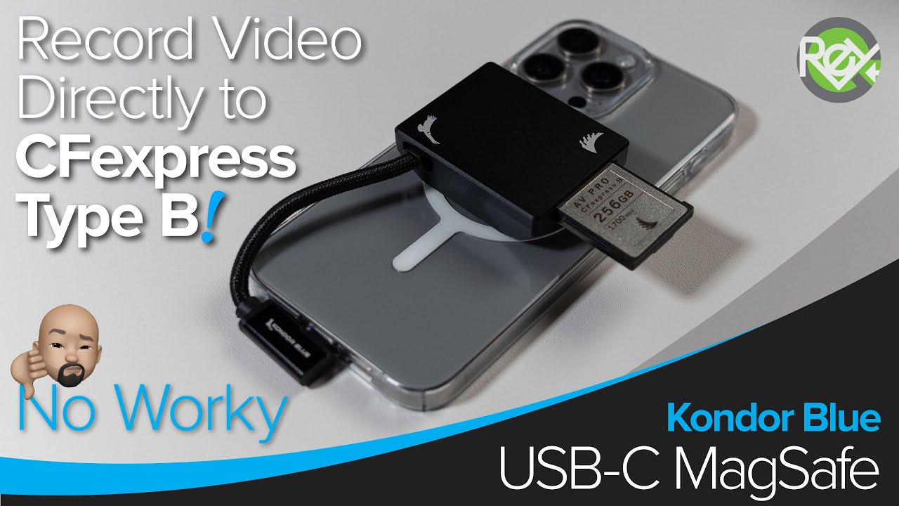 Kondor Blue USB-C Magsafe CFexpress Type B Recording Module!