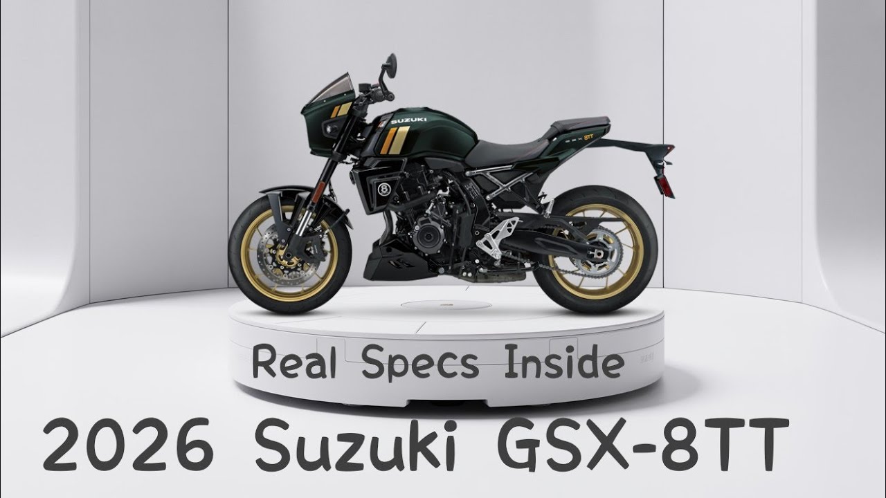Suzuki GSX-8TT 2026 года – ретро-классика среди среднеразмерных мотоциклов, превосходящая все ожи...