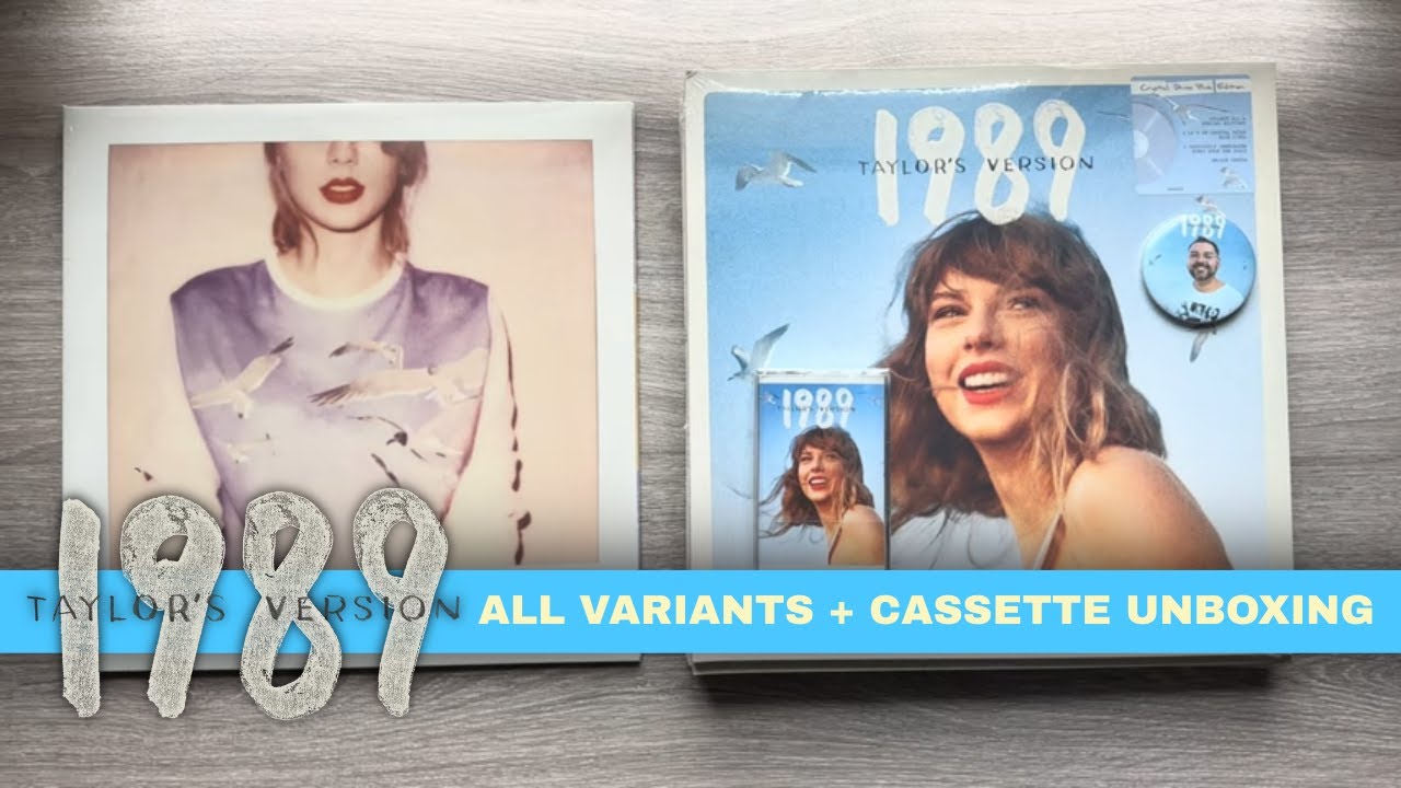 Taylor Swift 1989 (Taylor's Version) ALL VINYL VARIANTS + CASSETTE + ORIGINAL RECORD Unboxing