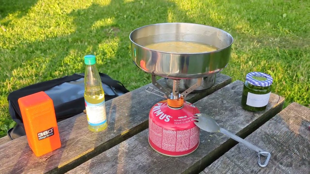 outsideGö Gerichte - Zubereitung von Pestonudeln