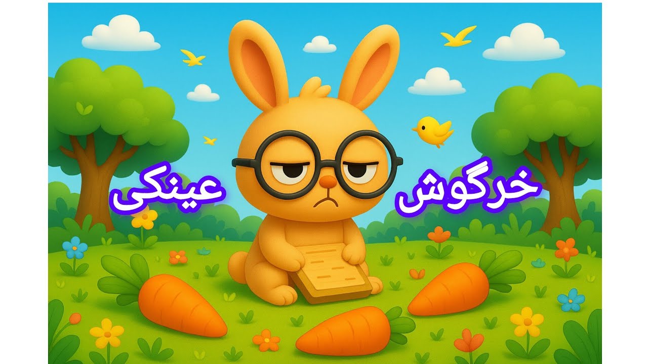 خرگوش عینکی در جنگل پرماجرا🐇🐰😍