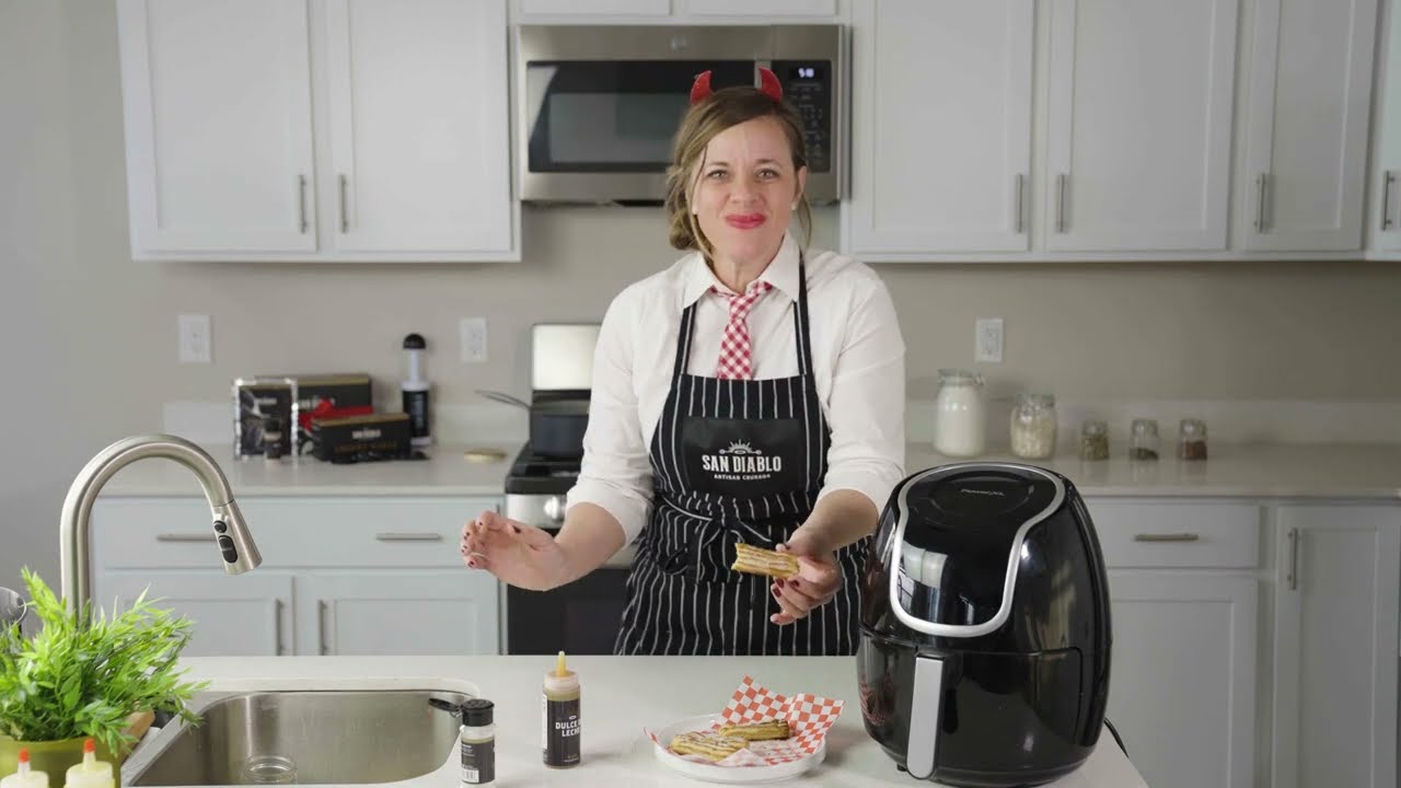 Air-fryer Churros in just 10 min. w/ the San Diablo at home churro making kit!